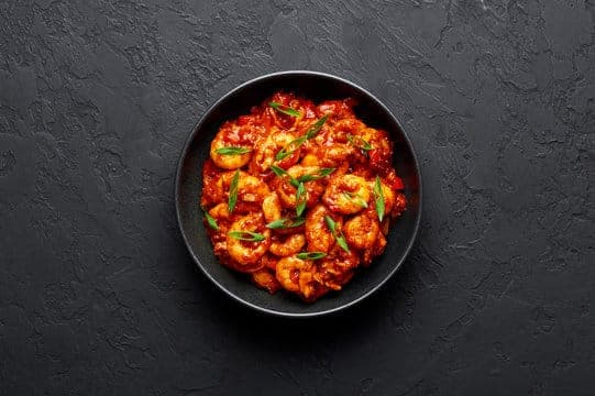 Shrimp Vindallo (Spicy)