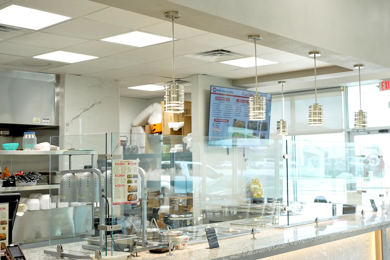 Order Pickup Counter at DODS Lavon